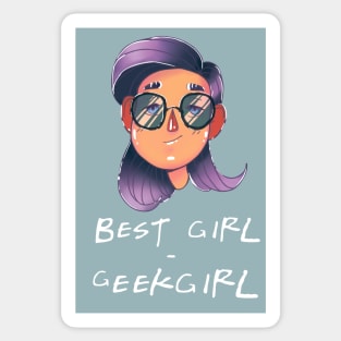 Best Girl - Geek Girl Sticker